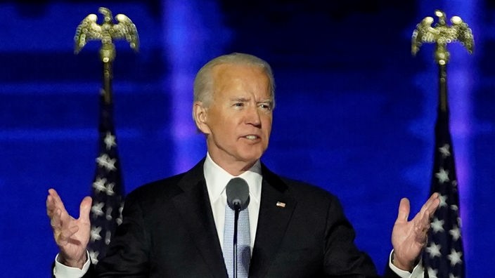 Joe Biden in Wilmington am 07.11.2020.