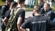 Junge Teilnehmer der Demonstration gegen den CSD in Plauen am 24.08.2024