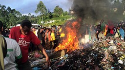 Hexenverbrennung in Papua Neuguinea