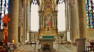 Blick auf den Altar in St. Peter in Recklinghausen