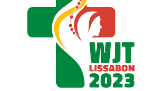 Weltjugendtag-Logo 2023 in Lissabon