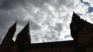 Wolken über dem Mainzer Dom