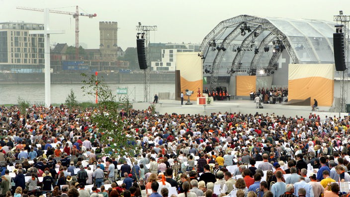 Bühne vom Kirchentag 2007