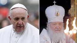 Papst Franziskus (links) und Patriarch Kirill