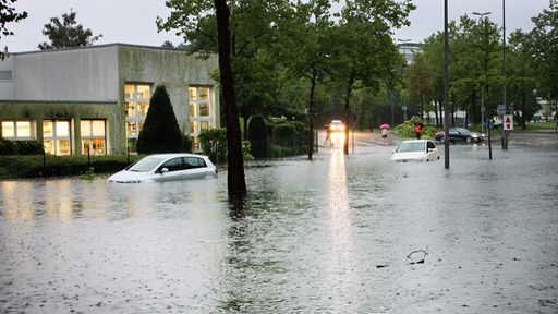 Überschwemmung in Münster im Jahr 2014