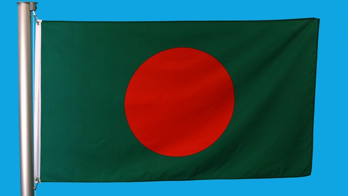 Die Nationalflagge von Bangladesch