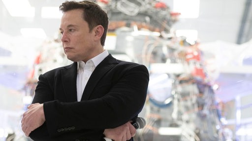 Elon Musk vor neuen Technologien