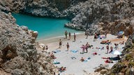 Ein Strand auf Kreta