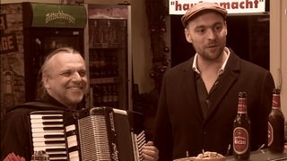 Akkordeon-Spieler Enrique Ugarte mit Sänger Max Mutzke