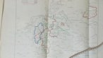 Eine hangezeichnete Karte des Rheinlands