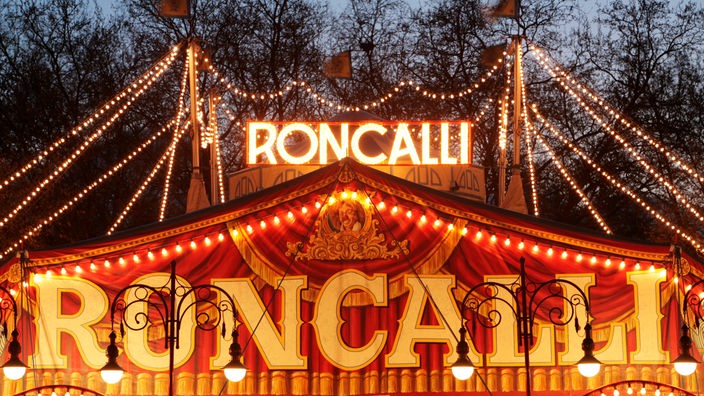 Das Zirkuszelt des Zirkus Roncalli