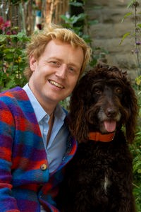 Björn Kroner mit seinem Hund Rummel 