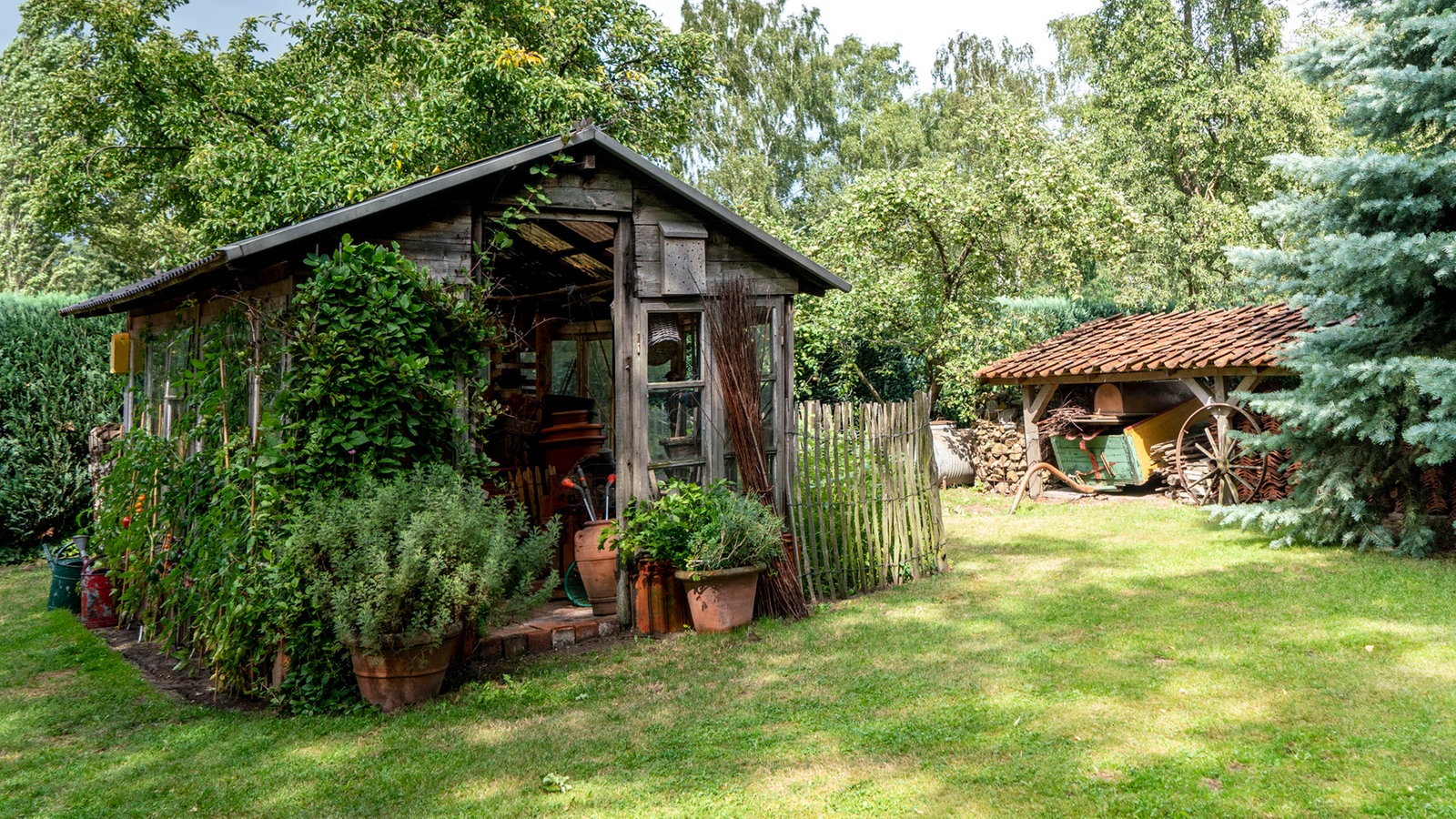 Ein Tag auf dem Lande Garten und Lecker Fernsehen