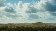 Blick auf eine grün bewaldete hügelige Landschaft