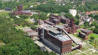 Luftaufnahme von Zeche Zollverein in Essen