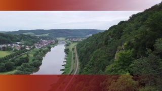 Zu sehen ist die Weser in Beverungen