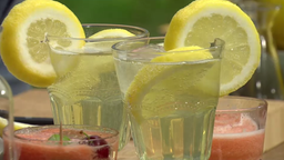 Limoncello Spritz und Tomaten-Melonen Drink