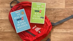 WDR 2-Rucksack mit Ausflugstipps-Büchern 111 Mal raus in den Westen