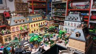 Playmobil-Miniaturstadt