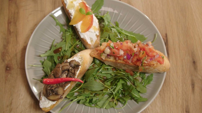 menü von Leslie Clostermann: Bruschetta-Variation