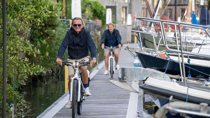 Björn Freitag und Frank Buchholz in Dordrecht. 