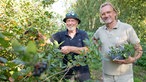 Frank Buchholz und Bert Dijkstra im Foodforest. 