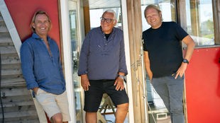 Frank Buchholz , Heinz-Dieter Fröse und Björn Freitag an Bord.