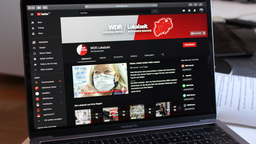 Auf einem Laptop ist der neue YouTube-Kanal der WDR Landesstudios geöffnet.