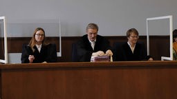 Die drei Richter im Prozess gegen Sascha Krolzig