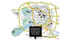 Stadtplan von Münster mit Suchspiel-Route