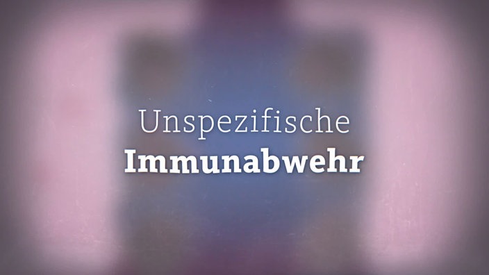 Grafik: Text "unspezifische Immunabwehr"