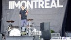 Montreal Schlagzeuger jongliert mit den Stöcken