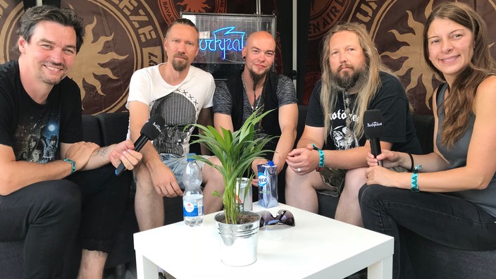 Korpiklaani im Interview beim Summer Breeze 2018
