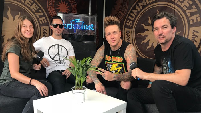 Papa Roach im Interview beim Summer Breeze 2018