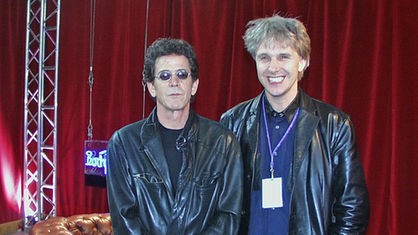 Lou Reed mit Rockpalast-Moderator Alan Bangs bei der Osterrocknacht 2000