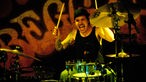 Zodiac-Drummer beim Schlagzeug spielen