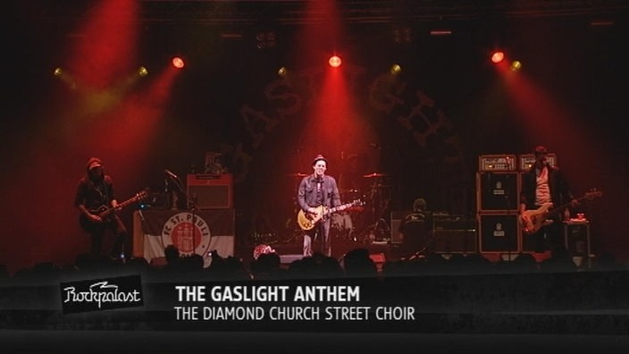 Gaslight Anthem auf der Bühne des Rolling Stone Weekender 2010
