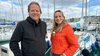 Björn Freitag und Tamina Kallert in Genua