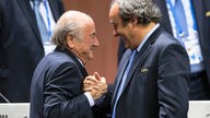 Sepp Blatter (l.) und Michel Platini im Mai 2015
