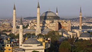 Die Hagia Sophia in Istanbul, Türkei.