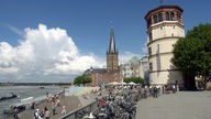 Archivbild: Rheinufer der Altstadt Düsseldorf