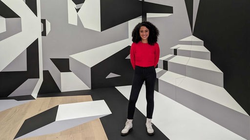Siham El-Maimouni in der neuen Dauerausstellung des Kunstpalastes Düsseldorf