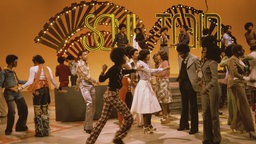 Tanzende während der Soul Train Line Show, USA, April 1975 