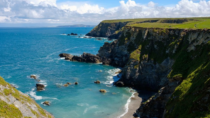 Cornwalls Nordküste mit seinen grandiosen Klippen 