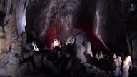 Blick in die Dechenhöhle, eine Tropfsteinhöhle bei Iserlohn
