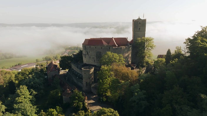 Blick auf Burg Guttenberg 