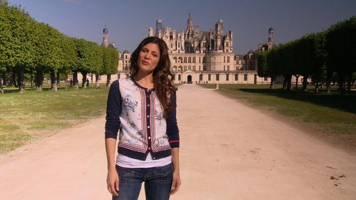 Katty Salié stellt Schloss Chambord vor.