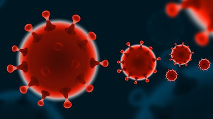 Illustration des Corona Virus