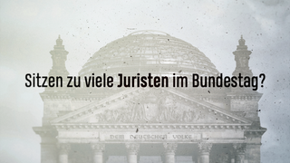 Der Juristenanteil im Bundestag