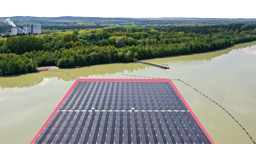 Das größte schwimmende Solarkraftwerk Deutschlands befindet sich auf dem Halterner Stausee.